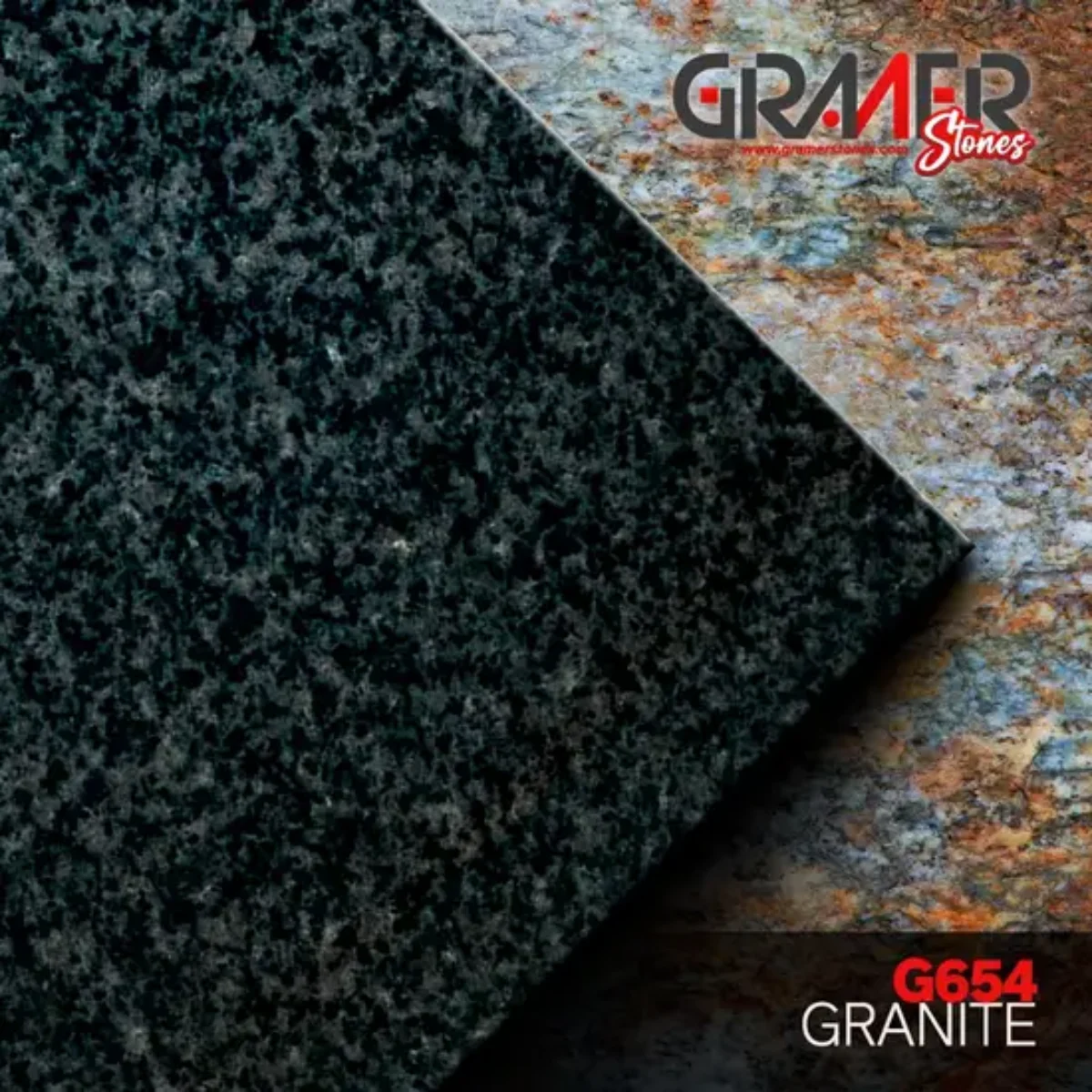 G654 Granite – Durable Grey and Black by Gramer Stones